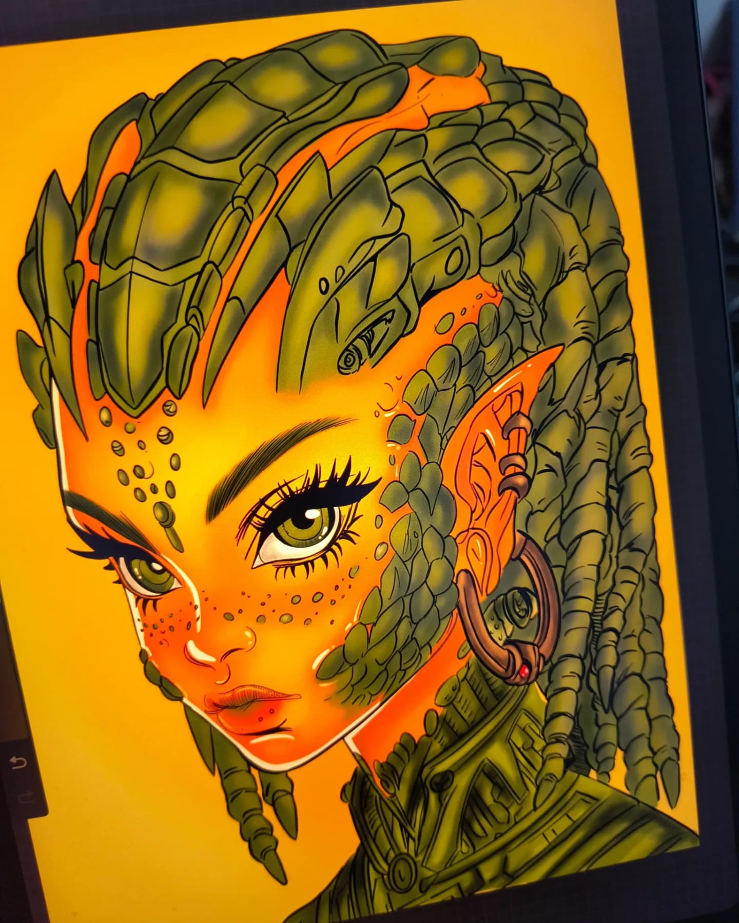 She Learned to Stare Back